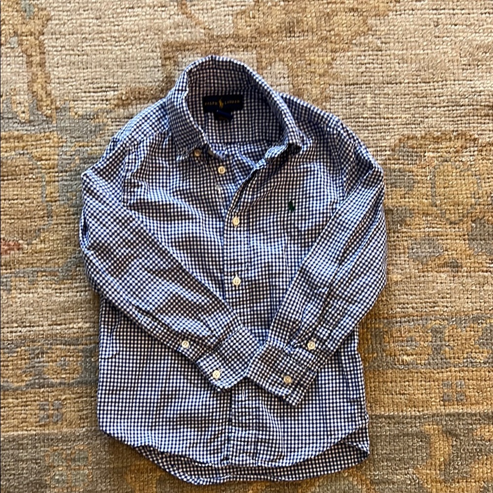 Polo Ralph Lauren kids checkered shirt
